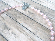 Carica l'immagine nel visualizzatore di Gallery, Pink Pearl & Crystal Choker
