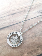 Cargar imagen en el visor de la galería, Strength in Christ Inspired Necklace