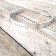 Lade das Bild in den Galerie-Viewer, Breathe bangle bracelet | Anxiety, Stress, Depression