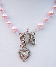 Carica l'immagine nel visualizzatore di Gallery, Pink Pearl & Crystal Choker