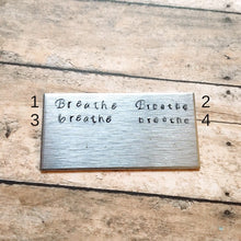 Lade das Bild in den Galerie-Viewer, Breathe bangle bracelet | Anxiety, Stress, Depression