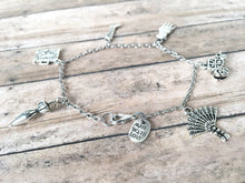 Load image into Gallery viewer, Victorian charm bracelet

