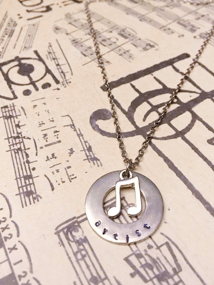Musician Necklace (Artist Collection) | Guitarist, Pianist, Singer, Drummer, Music Lover