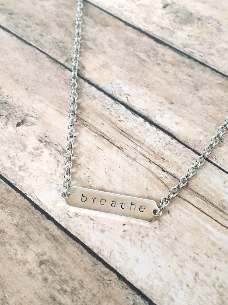 Breathe necklace | Anxiety, Stress, Depression